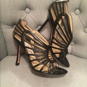 Jimmy Choo Black Sandal 6 1/2